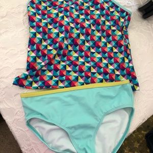 Lands end tankini